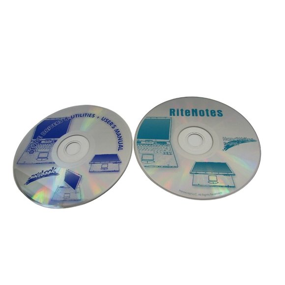 Notebook Device Drivers Utilities Use's Manual CD ROM Ritenotes Hand Write 33045 - Picture 1 of 3
